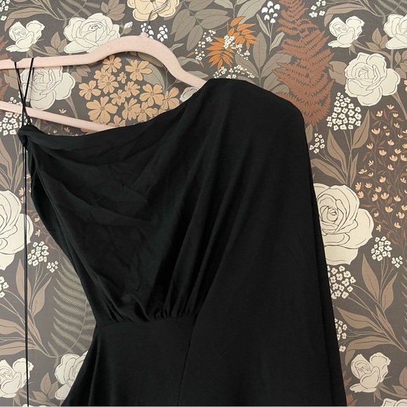 NWT ALEXANDRE VAUTHIER One Sleeve Mini Dress in black size 2 - Picture 7 of 9